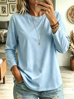 Classic Solid Color Art Casual Stylish Long Sleeve Cotton Shirt