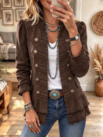 Women's Western Faux Suede Jacket