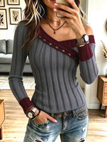 Vintage Chic Button Knitted Art Casual Stylish Long Sleeve Sweater
