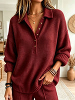 Women Boho Fringe V‑Neck Puff Long Sleeve Blouse Top