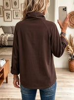 Women's Asymmetrical Button Wrap Collar Cotton Jacket