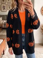 Vintage Elegant Patchwork Pumpkin Sweater