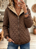 Women's Quilted Hooded Puffer Jacket