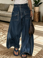 Women's High Waist Wide Leg Jeans