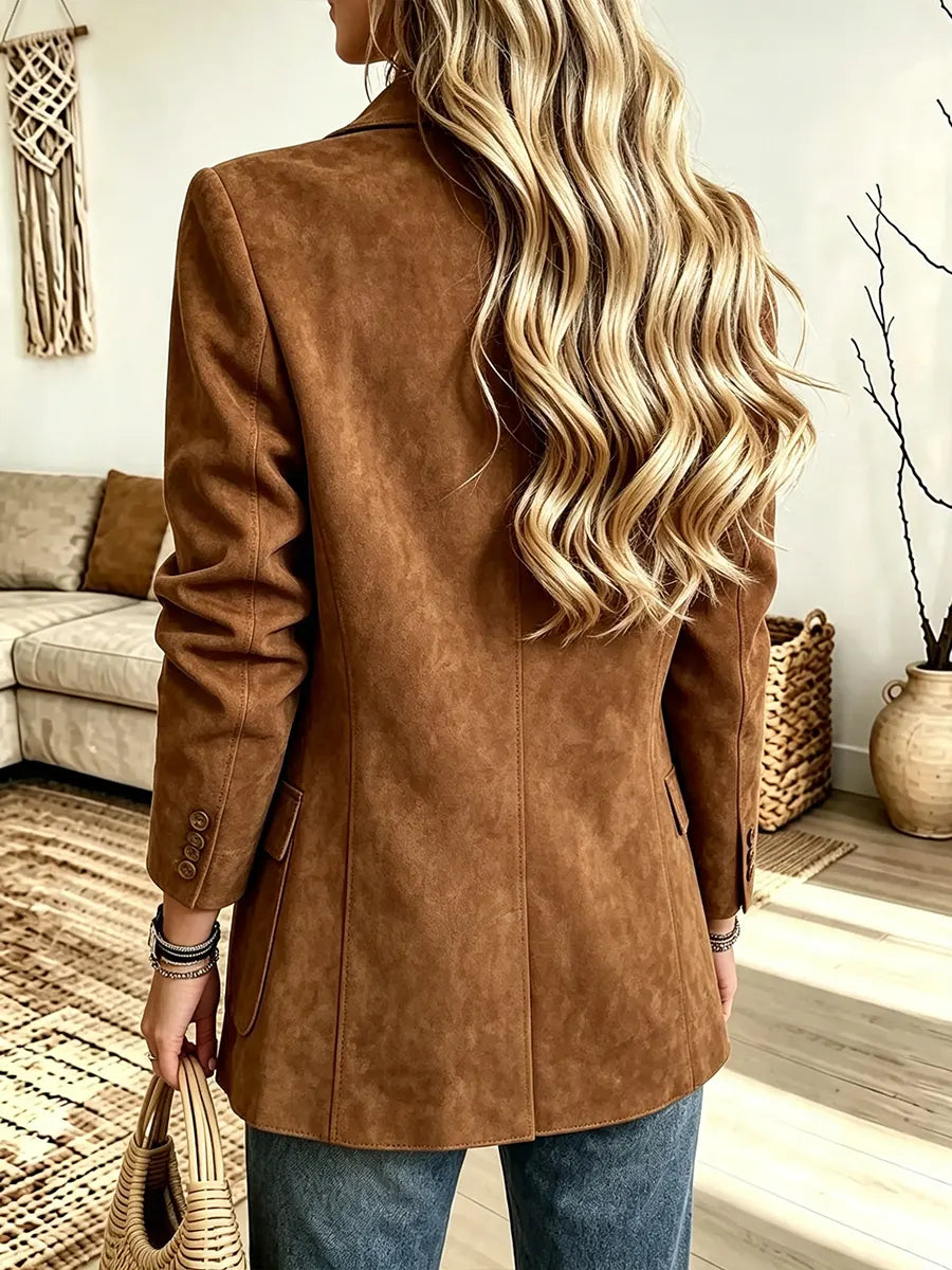 Women's Vintage Lapel Jacket