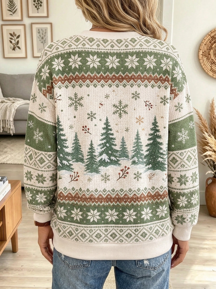 Women's Snowman Graphic Holiday Top