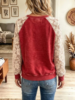 Women's Floral Tree Print Sweatshirt