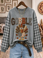 Women's Gobble Thanksgiving Sweatshirt
