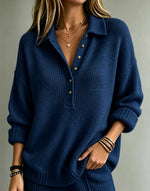 Women Boho Fringe V‑Neck Puff Long Sleeve Blouse Top