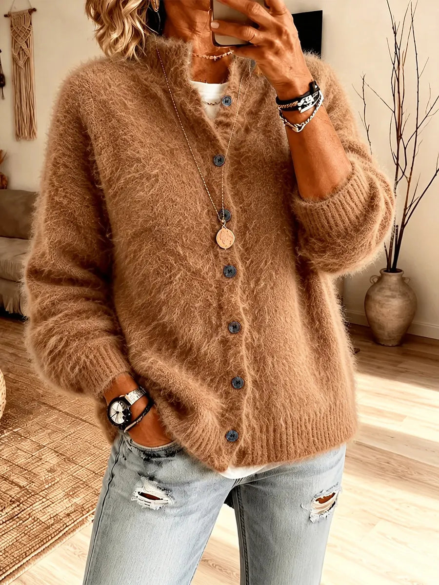 Retro Elegant Knit Art Casual Stylish Long Sleeve Cardigan Sweater