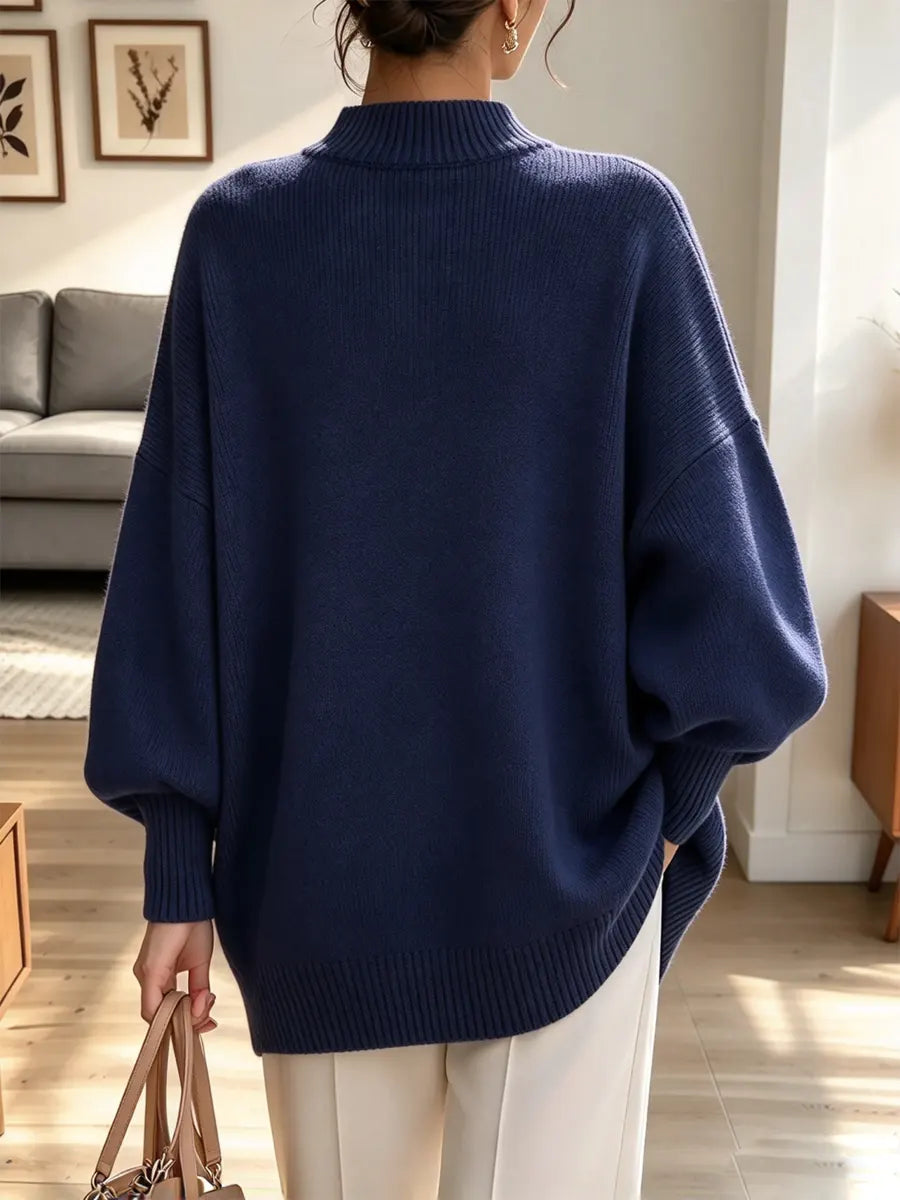 Vintage Button Knitted Art Casual Stylish Long Sleeve Sweater