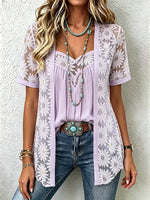 Women’s Elegant Lace Cardigan Two-piece Set
