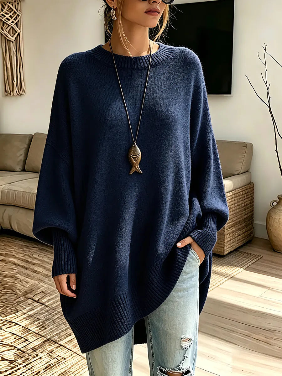 Vintage Elegant Casual Long Sweater