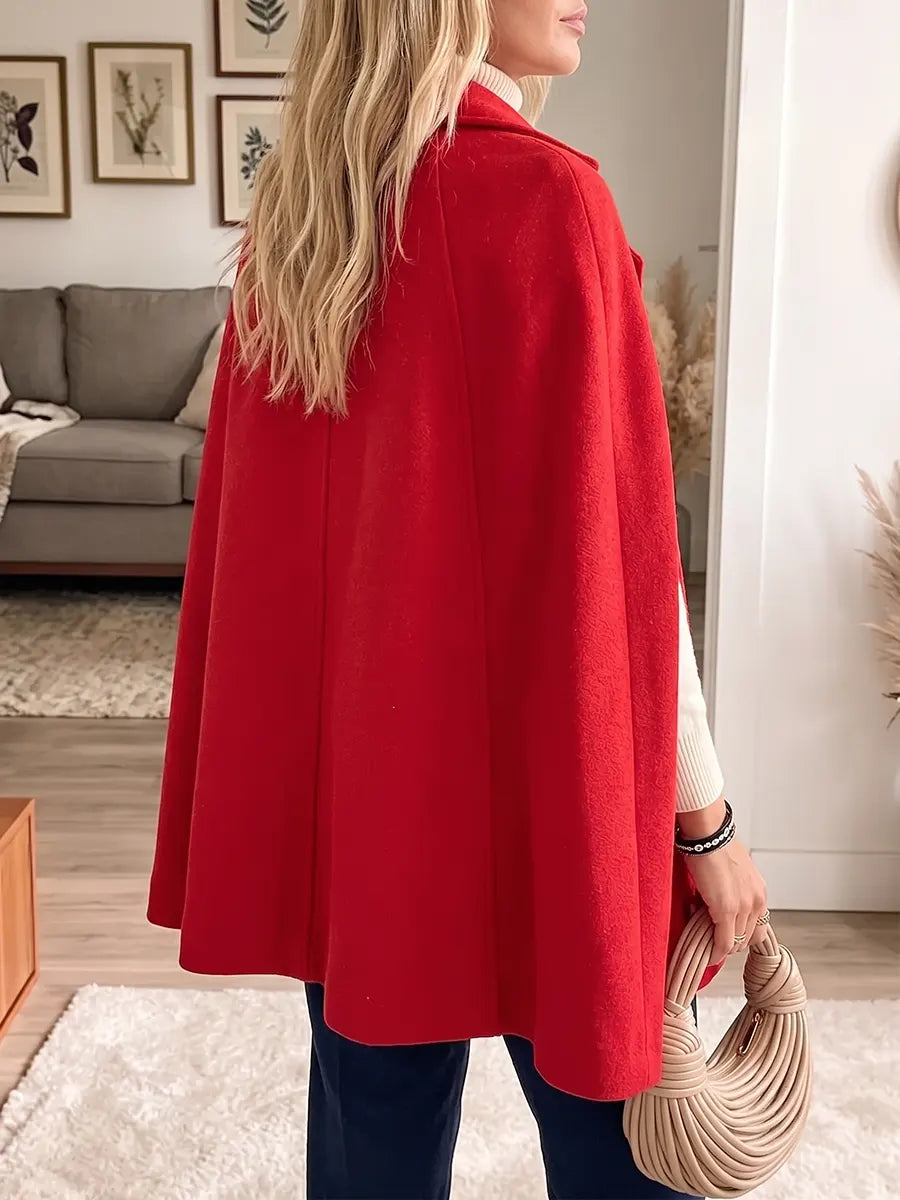 Vintage Elegant Woolen Fabric Coat