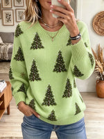 Women's Christmas Tree Knit Sweater