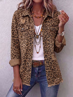 Vintage Elegant Cotton Patchwork Frayed Edges Jacket