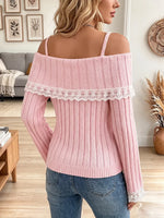 Vintage Elegant Patchwork Lace Sweater
