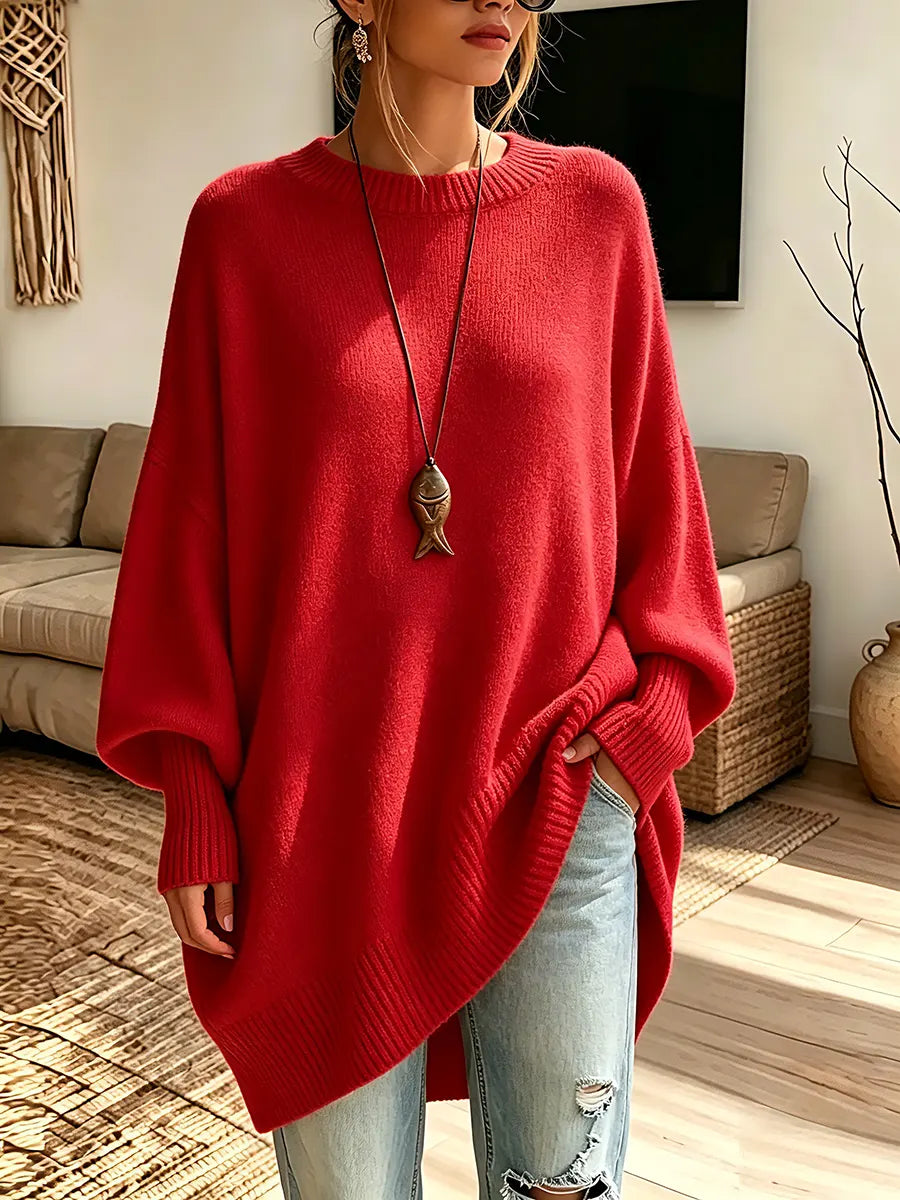 Vintage Elegant Casual Long Sweater