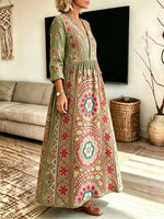 Women's Tribal Maxi Dress