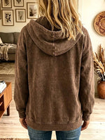 Women's Ghost Dog Distressed Full-Zip Hoodie
