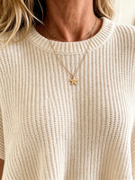 Women's High-Low Ribbed Knit Top