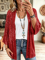 Women's Sequin Embellished Cardigan